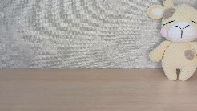 Сплюшка - Жирафик Сплюшка - Оленяшка из плюшевой пряжи за час. Новогодний Мастер-класс: