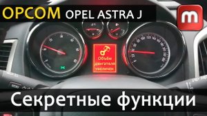 OPCOM. Скрытые функции в Opel Astra J