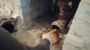 Чугунная канализация, быстрый демонтаж без матов
