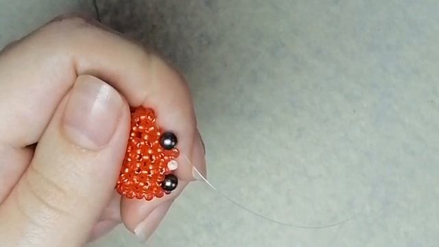 Лисичка. Амигуруми из бисера. Мастер класс. Лиса из бисера.