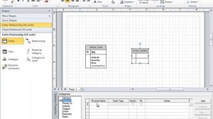 Using Visio to Create a Database