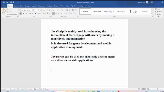 Introduction to JavaScript | JavaScript Full Course for Beginners | Parnika Tutorials