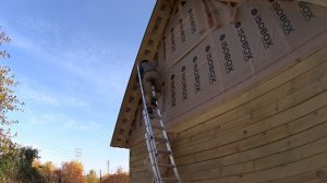 Строю дом.Утепление мансарды минватой.Фронтоны.