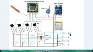Пейджер для сигнализаторов поклевки . Своими руками ! Схема