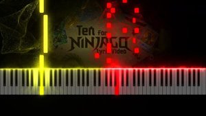 LEGO Ninjago - Ten for Ninjago by The Fold | Synthesia Piano Tutorial
