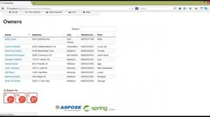 Aspose for Spring Java - Demo