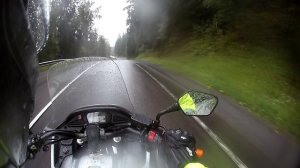 По Карелии на CTX700 в дождь