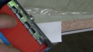 Заглушка торцевая для подоконника Werzalit или как приклеить кромку к столешнице