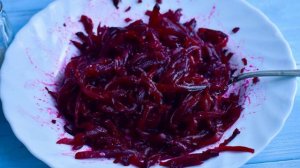 Салат из свеклы с уксусом