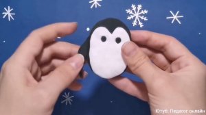 ПИНГВИН из пластилина. Видео лепка. Поделки для детей. Творчество. Penguin. Plasticine. DIY