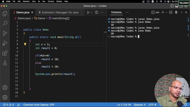 #14 Ternary Operator in Java