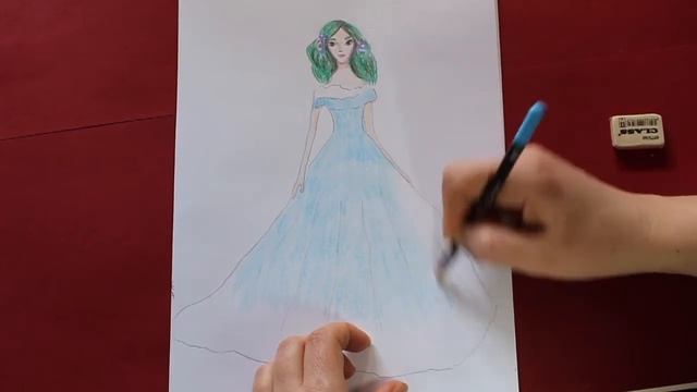 Як намалювати Мавку Лісова пісня Mavka Forest song How to draw Dress Как нарисовать принцессу Мавк смотреть онлайн