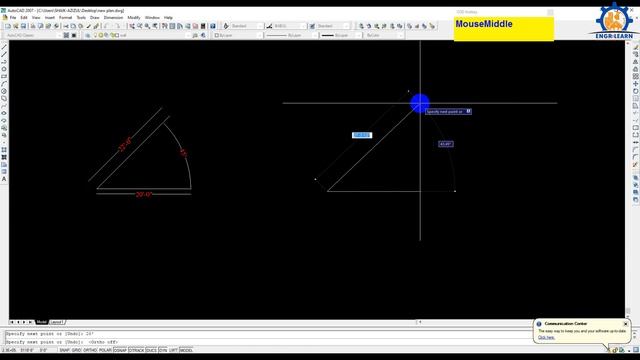 Autocad tutorial !! Draw Command line tools!! construction line uses in autocad !!ENGRLEARN