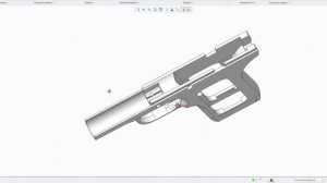 3д модель пистолета ТТ. 3d model TT. TRIOTEC