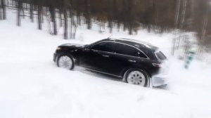 INFIFNITI FX35 \ Light snow offroad || ИНФИНИТИ \ Зимний офроад