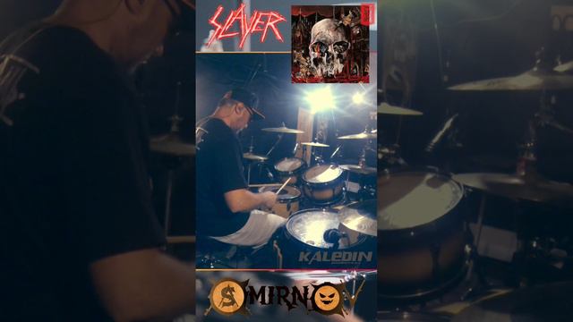 Как играть интро песни South Of Heaven группы Slayer | Барабанщик Дэйв Ломбардо #drumfill #drums