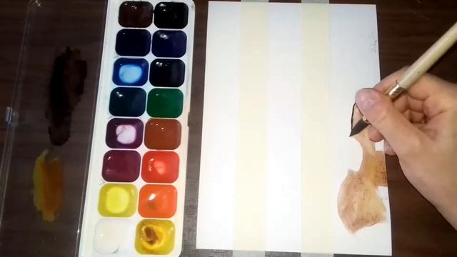 Рисуем музыкальные открытки акварелью