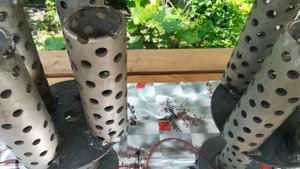 Дешевый обогреватель для Зимы из трубочек)) работает на углеродном кабеле