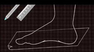 Как измерить длину стопы!