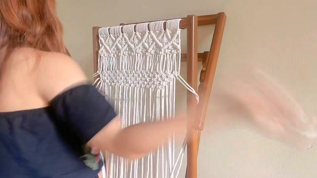 DIY Macrame Folding Lounge Chair | Beach Chair | Boho Beach Chair TUTORIAL смотреть онлайн