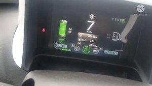 Обзор Chevrolet Volt и реальный тест, сколько проедет зимой, Chevrolet Volt при заряженной батарейк