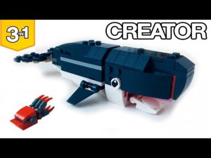 Lego Creator  31088  Whale - ALTERNATE MODEL