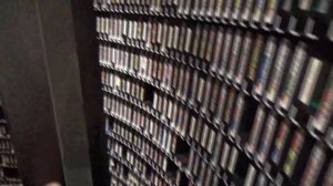 Inside a Storagetek 9310 tape library