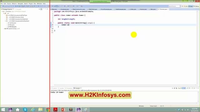 Java Video Tutorial for Beginners | Calling Super class Method Stack overflow | Part 2 Tutorial 6