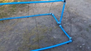 Парник, теплица из пластиковых труб своими руками!