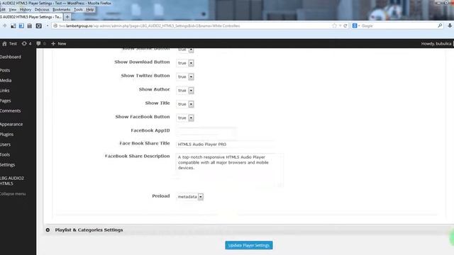 Responsive HTML5 Audio Player PRO - Create a new player and manage the ...