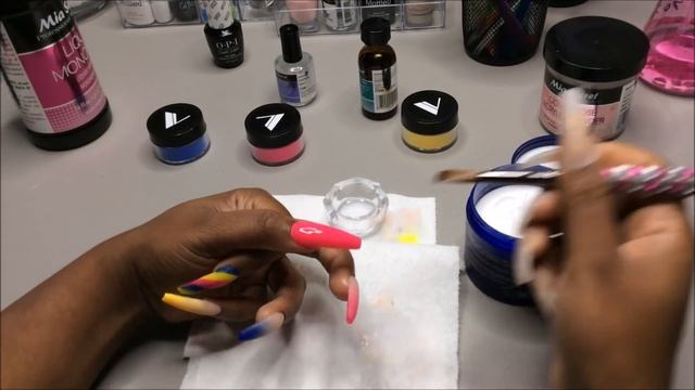 Valentino Ombre Nails | Rainbow Nails смотреть онлайн