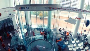 Международный детский турнир по аэротрубному спорту Superkids Summer Cup в iFLY Minsk вид от зрител
