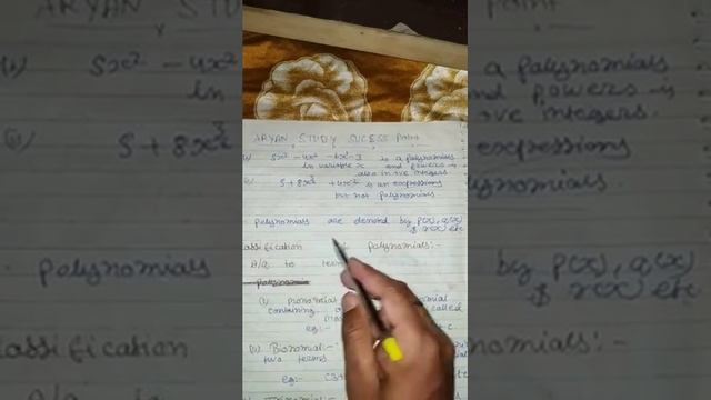 Polynomials chapter -2  ncert Math class 10th