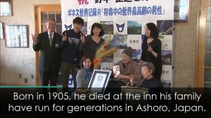 World's oldest man dies at home in Japan aged 113