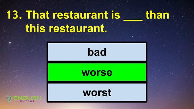 English Quiz: Comparatives and Superlatives | Learn English Grammar