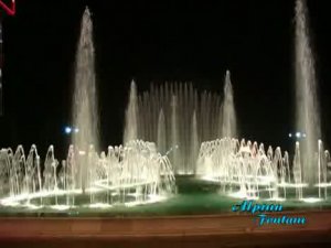 Фонтан в Баку под музыку Свиридова