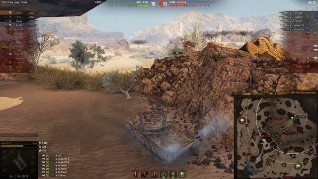 Strv K - 5 Frags 7.4K Damage - Funny map! - World Of Tanks смотреть онлайн