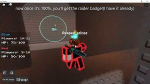 Roblox ability wars easiest way to get "raider" badge