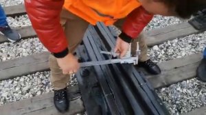 Измерение желобов в крестовине