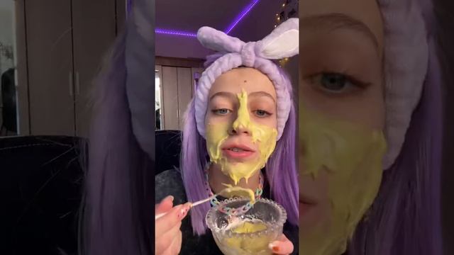 Самодельная домашняя корейская маска для лица - Стася тестирует смотреть онлайн