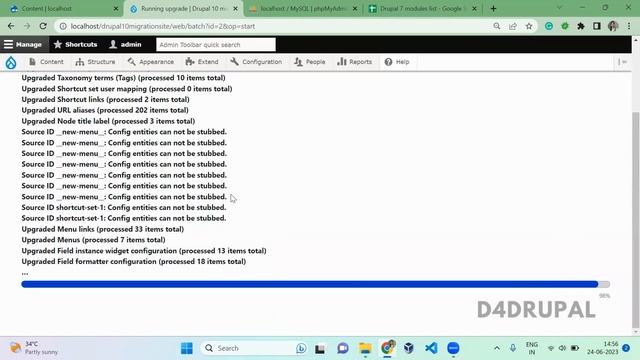 Step 2 : Migrate your old Drupal site to newer version Drupal 9, Drupal 10 | D4Drupal смотреть онлайн