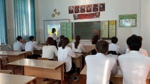 Урок русского языка  в 11 классе