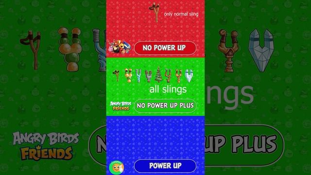 Angry Birds Friends  With or without Power Up Explained in 16 seconds