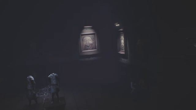 Little Nightmares Прохождение (12) - [Загадка с портретами. Библиотека. Найти все статуэтки]