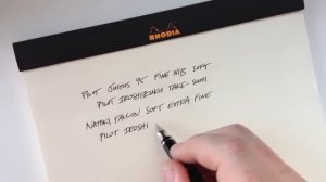 Pilot Pen Shootout: Justus 95 vs Falcon