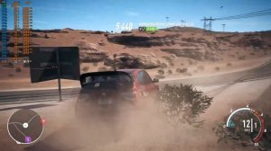 Тест RX 550 2Gb (Gigabyte) в NFS Payback