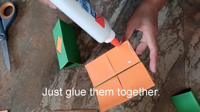 How to make a hexagonal Pen Stand/Pen holder/ Origami/ Paper pencil holder-Tutorial смотреть онлайн