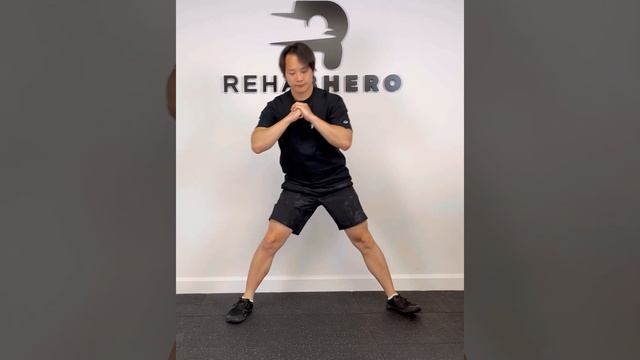 Cossack Squat - hip adductor stretch exercise and quadriceps strengthening exercise