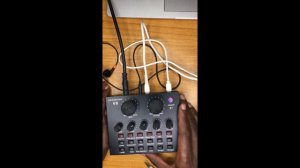 How to connect v8 sound card on windows 11