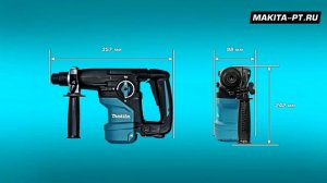 Makita HR3001C/HR3011FC Легкий трехрежимный перфоратор SDS-Plus с силой удара 3.9 Дж  | НОВИНКА 202